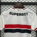 Kit Infantil São Paulo 25/26 New Balance - Branco
